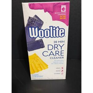 Woolite 20 Min Dry Care Cleaner 6 Loads 30 Garments Dryer Activated Fresh Scent